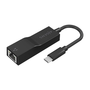 Aisens A1060765 USB TipoC a RJ45 Ethernet 1000Mbps  Adaptador USB