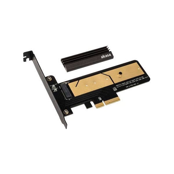 Akasa M2 x4 PCIe NVMe a PCIe x4 con disipador  Adaptador