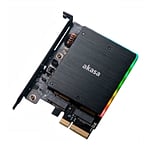 Akasa M2 PCIe NVMe amp M2 SATA RGB LED   Adaptador