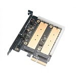 Akasa M2 PCIe NVMe amp M2 SATA RGB LED   Adaptador