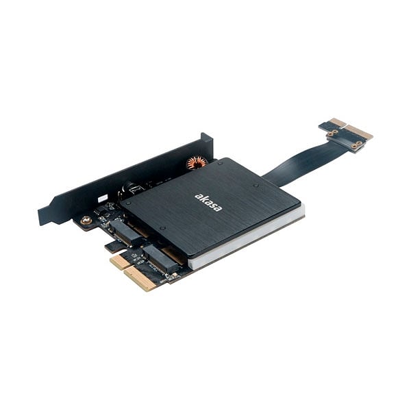 Akasa Doble M2 PCIe NVMe RGB LED  Adaptador