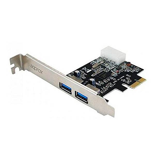 Approx Tarjeta PCI Express 2 ports USB 30  Controladora
