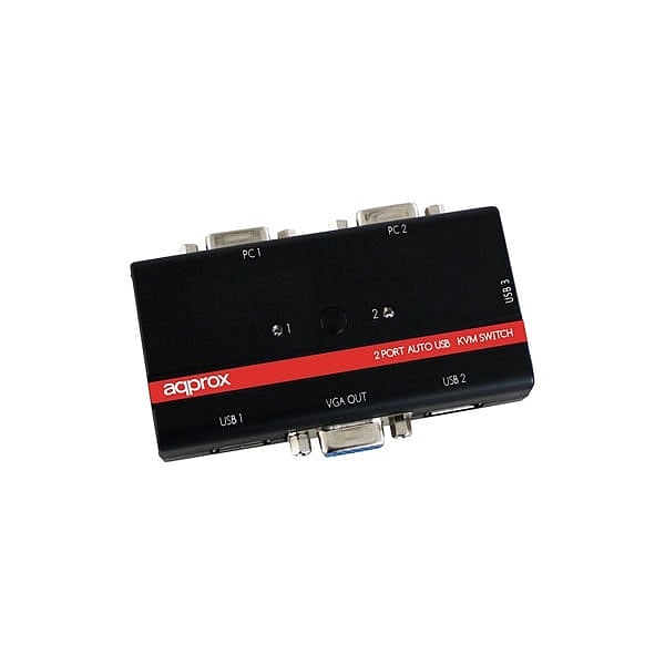 approx APPKVMUSB2PV2 Conmutador KVM USBVGA  KVM