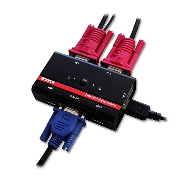 approx APPKVMUSB2PV2 Conmutador KVM USBVGA  KVM