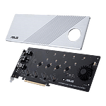 Asus Hyper M2 4x16 Gen4 NVMe  Controladora RAIDonCPU para 4 x M2 NVMe PCIe
