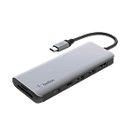 Belkin AVC009BTSGY 7 En 1 HDMI Carga 100W  Adaptador USB