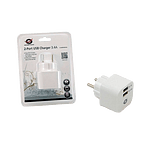 Conceptronic CUSBPWR34A Cargador 5V 2XUSB   Adaptador Conceptronic CUSBPWR34A Cargador 5V 2XUSB   Adaptador