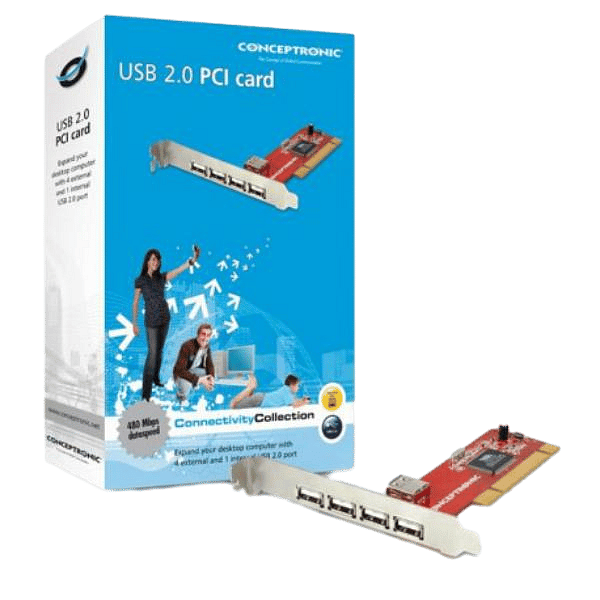 Conceptronic C480i5 Tarjeta PCI 5USB20  Adaptador PCI