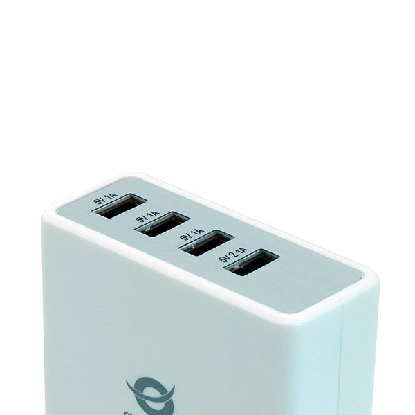 Conceptronic 5V 4xUSB 3x1A y 1x24A a shucko  Adaptador