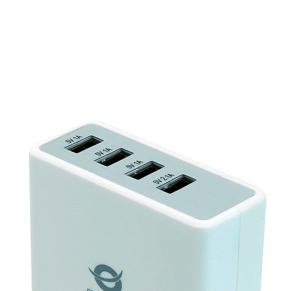 Conceptronic 5V 4xUSB 3x1A y 1x24A a shucko  Adaptador