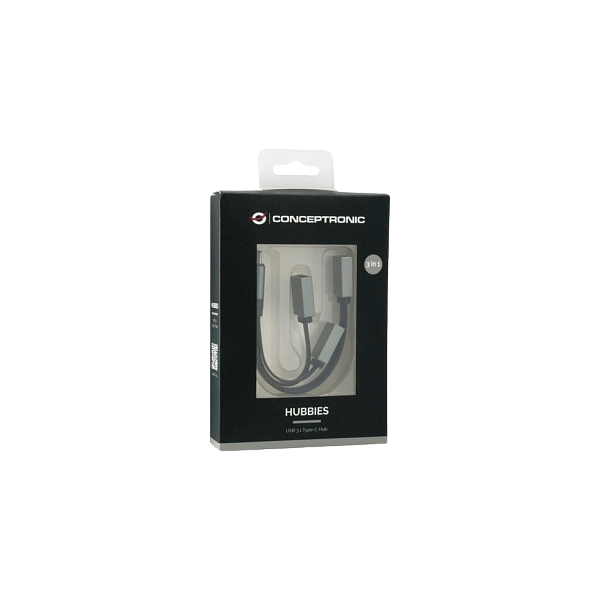 Conceptronic HUBBIES01G USBC a 2 USB 301 USB 20 Gr  Hub