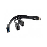 Conceptronic HUBBIES01B USB-C a 2 USB 3.0+1 USB 2.0 Bk - Hub