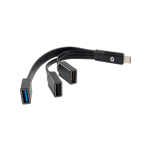 Conceptronic HUBBIES01B USBC a 2 USB 301 USB 20 Bk  Hub