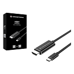 Conceptronic USBC Macho a HDMI Macho 4K  Adaptador