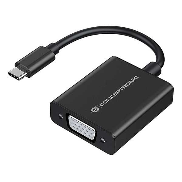 Conceptronic USBC Macho a VGA Hembra  Adaptador