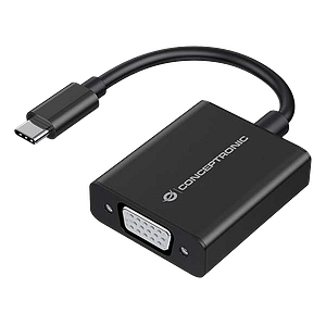 Conceptronic USBC Macho a VGA Hembra  Adaptador