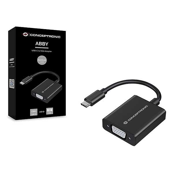 Conceptronic USBC Macho a VGA Hembra  Adaptador