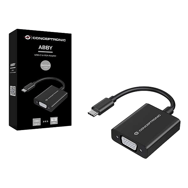 Conceptronic USBC Macho a VGA Hembra  Adaptador