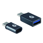 Conceptronic USBC 31 MicroUSB USBA Pack x2  Adaptador