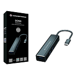 Conceptronic HUB 3 Puertos USB 32 a SD MicroSD USBA  Lector Adaptador