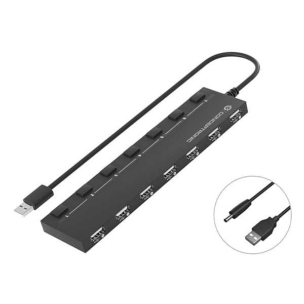 Conceptronic HUB 7 Puertos USB 20  Adaptador