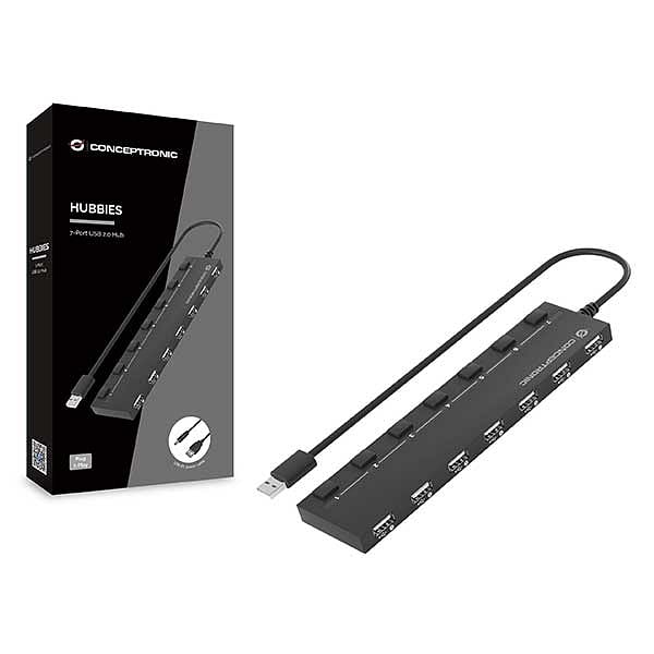 Conceptronic HUB 7 Puertos USB 20  Adaptador