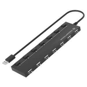 Conceptronic HUB 7 Puertos USB 20 Alimentado  Adaptador