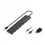Conceptronic HUB 7 Puertos USB 20 Alimentado  Adaptador