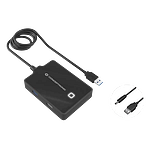 Conceptronic 4 Puertos USB 90cm  Adaptador