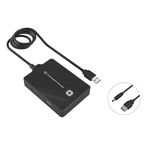 Conceptronic 4 Puertos USB 90cm  Adaptador
