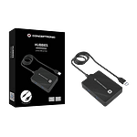 Conceptronic HUB 4 Puertos USB 30 90cm  Adaptador