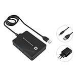 Conceptronic HUB 4 Puertos USB 90cm Alimentado  Adaptador
