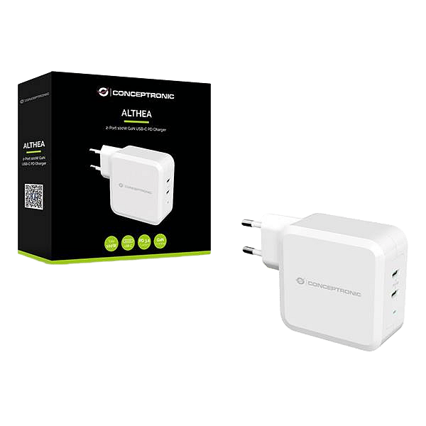 Conceptronic ALTHEA08W 100W Quick Charge 2x USBC  Cargador