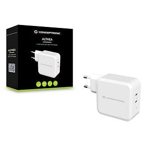 Conceptronic ALTHEA08W 100W Quick Charge 2x USBC  Cargador