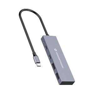 Conceptronic HUBBIES13G 4Port USB 32 Gen 2 10Gbps USBC x 2 USBA x 2 Aluminum Case  Adaptador HUB