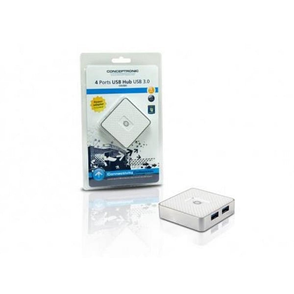 Conceptronic C4USB3 HUB USB 30 4 Puertos  Adaptador USB