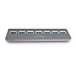 Coolbox hub alu 3 7 puertos USB30  Hub