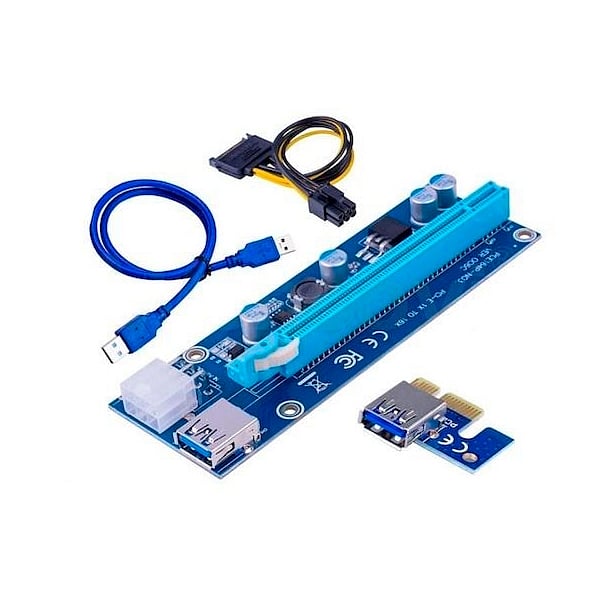 Riser Card RS006C PCIe 1x16 USB30  Adaptador PCIE