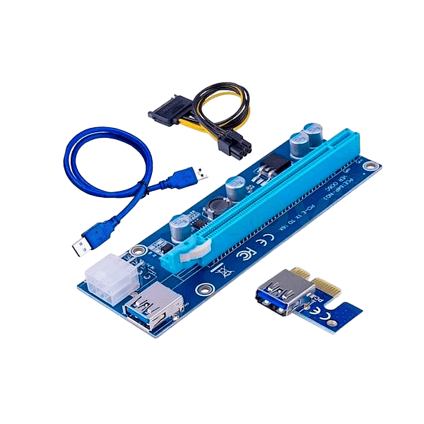 Riser Card RS006C PCIe 1x16 USB30  Adaptador PCIE