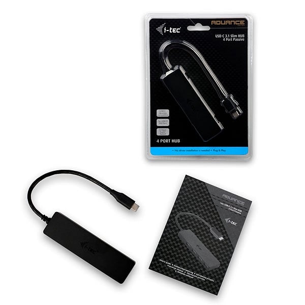 ITec Slim passive USBC a HUB 4P USB 30  HUB USB