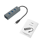 ITec USBC metal 4 USB 30  Hub USB