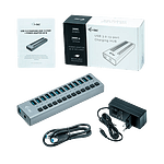 ITec USB 30 13 puertos 60 W  Hub USB