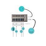 ITec USB 30 7 puertos 36 W  Hub USB