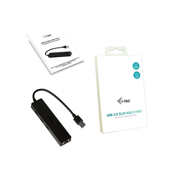 ITec 3 USB 30  GBlan slim  Hub USB