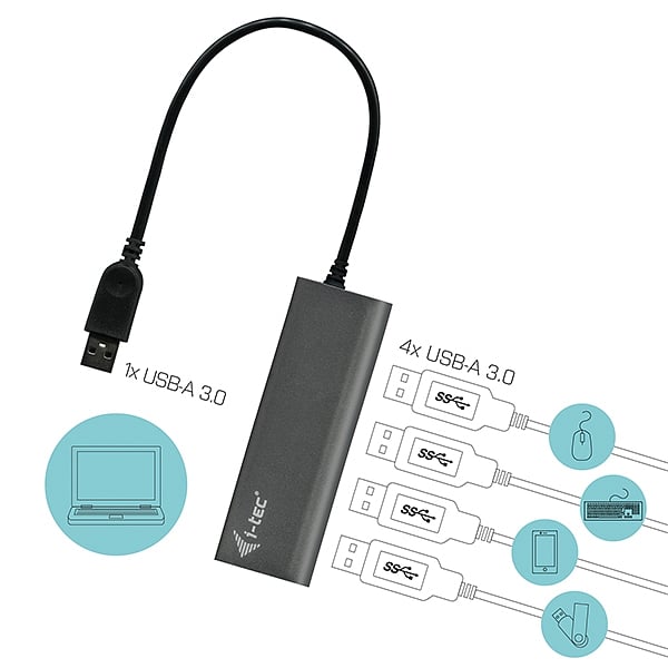 ITec USB 30 4 puertos U3HUB448  Hub usb