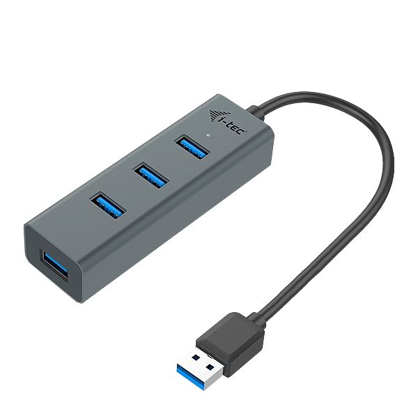 ITec USB 30 HUB 4 Puertos Metal  Adaptador