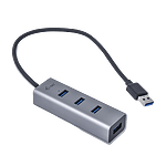 ITec USB 30 HUB 4 Puertos Metal  Adaptador