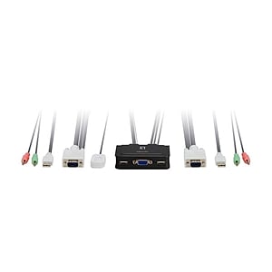 Level One 2 puertos VGA  KVM