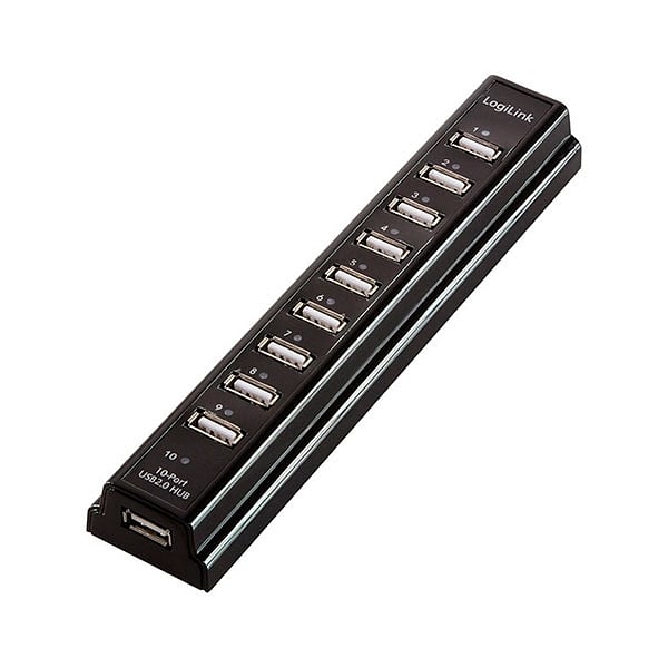 LogiLink Hub USB 20 10 puertos  Adaptador USB