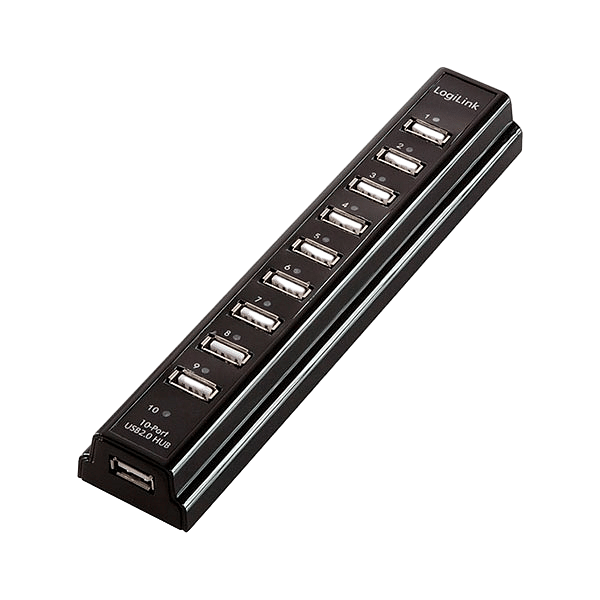 LogiLink Hub USB 20 10 puertos  Adaptador USB